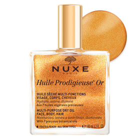 NUXE bottle front view showing product and elegant labeling for instant recognition and appeal