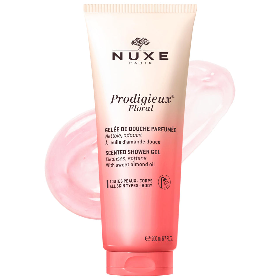 NUXE front bottle view showing elegant packaging and fragrance benefit