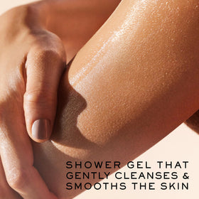 NUXE pearly gel texture close-up showing smooth consistency and moisturizing feel
