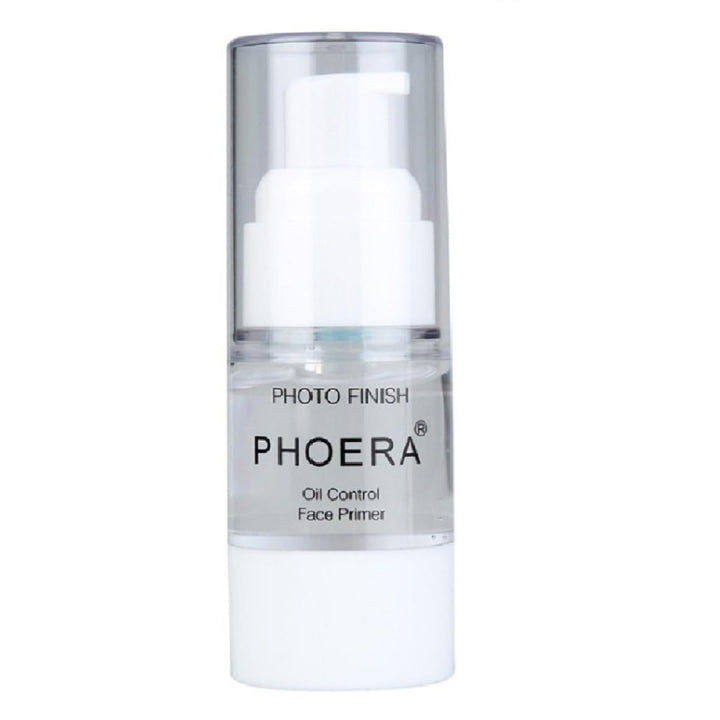 nvyue PHOERA primer front packaging showing bottle and label benefits