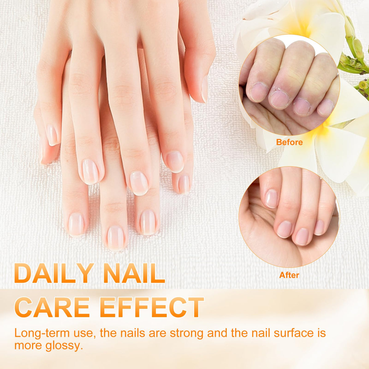 NXJ INFILILA applying oil pad to cuticle showing quick mess-free care