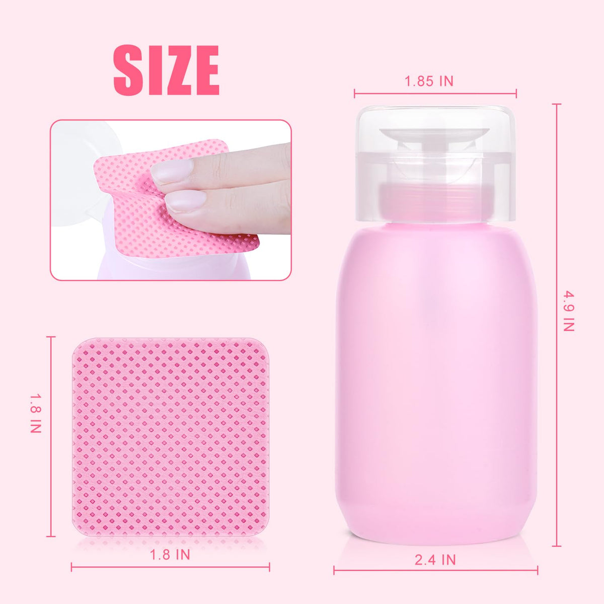NXJ INFILILA bottle label and cap detail illustrating refillable convenience