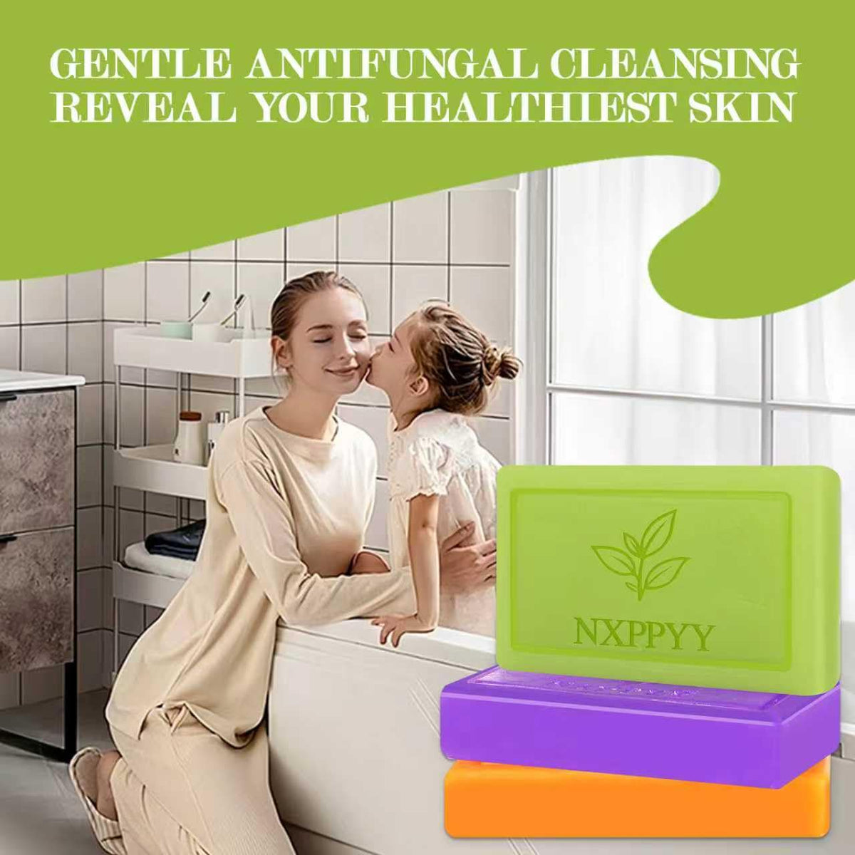 NXPPYY soap beside gym bag illustrating post-workout freshness