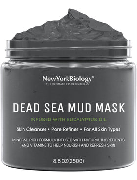 New York Biology jar front view showing label and size, clear product identity and benefit