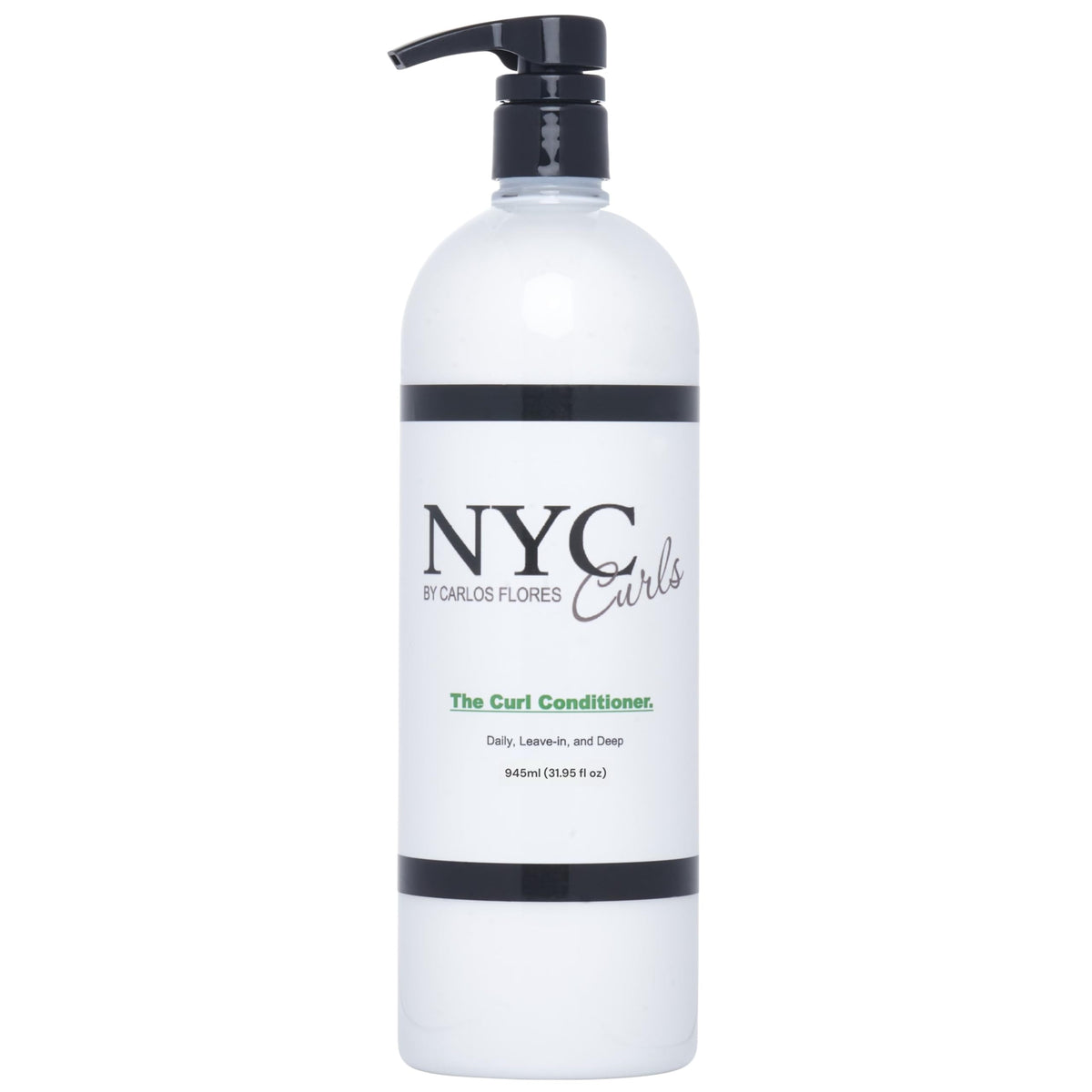 NYC Curls bottle front packaging showing label and bamboo-ginger scent