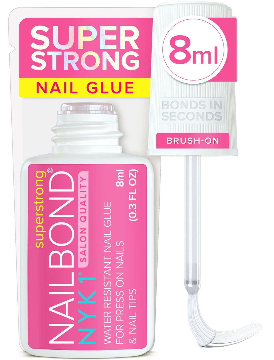 NYK1 front bottle view showing compact 8ml size and easy storage benefit