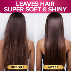NYK1 shampoo being applied to wet hair to protect keratin treatments