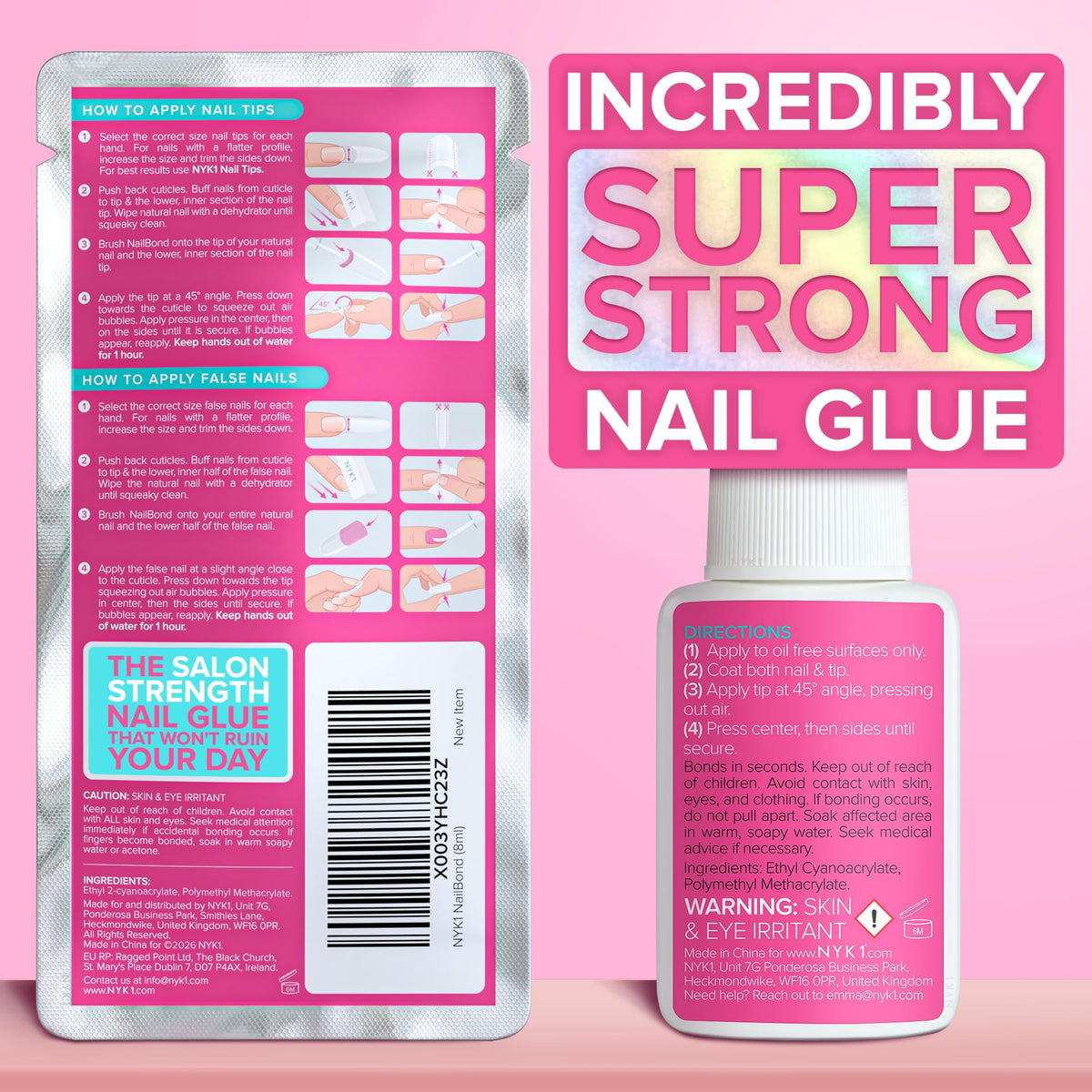 NYK1 used during a home manicure scene for professional-looking results benefit