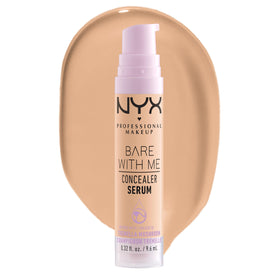 NYX PROFESSIONAL MAKEUP front packaging of Bare With Me Beige for quick shade ID