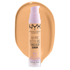 NYX PROFESSIONAL MAKEUP front packaging showing product benefits and shade