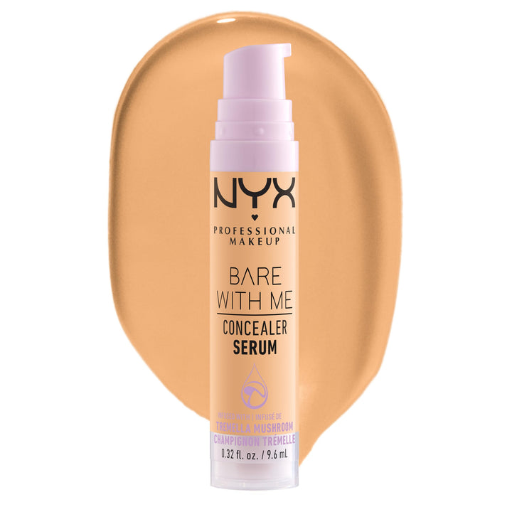 NYX PROFESSIONAL MAKEUP front packaging showing product benefits and shade