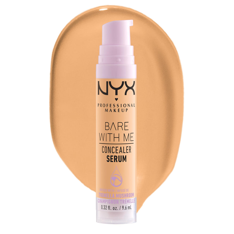 NYX PROFESSIONAL MAKEUP front packaging showing product benefits and shade
