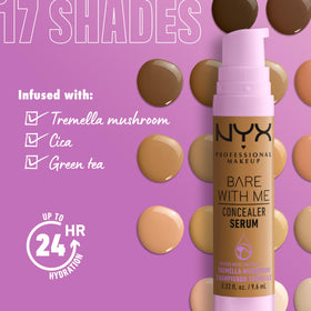 NYX PROFESSIONAL MAKEUP spot coverage on blemish illustrating effective concealment