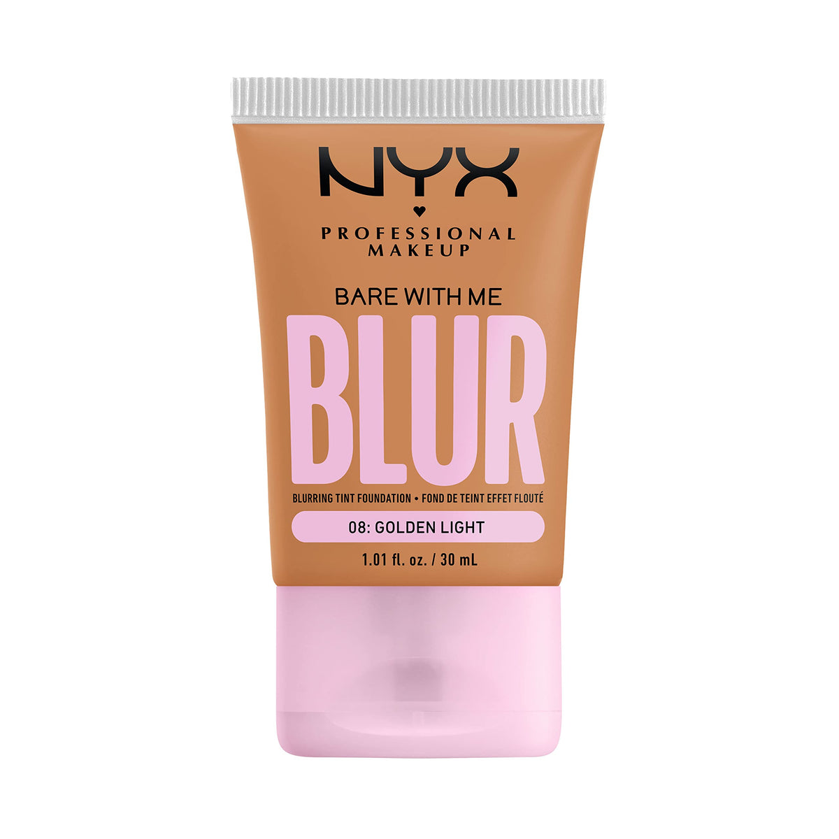 NYX PROFESSIONAL MAKEUP front packaging in Golden Light showing product identity and shade