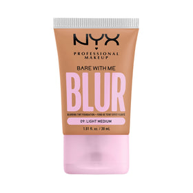NYX Bare With Me front packaging showing bottle and label, highlighting clean design