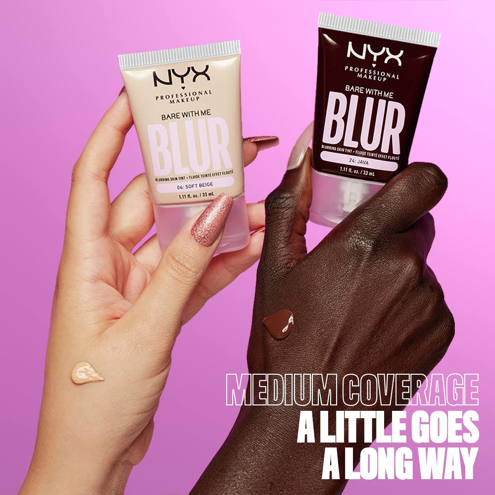NYX PROFESSIONAL MAKEUP label and ingredients close-up highlighting glycerin and niacinamide