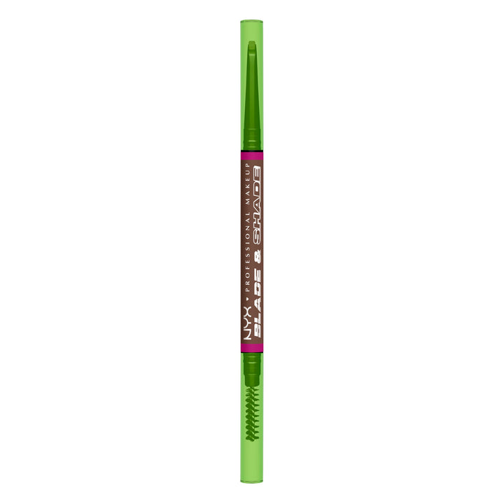 NYX PROFESSIONAL MAKEUP product front view showing Chocolate shade and compact design benefit: easy identification