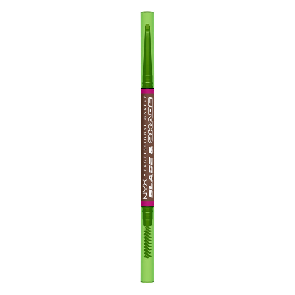 NYX PROFESSIONAL MAKEUP product front view showing Chocolate shade and compact design benefit: easy identification
