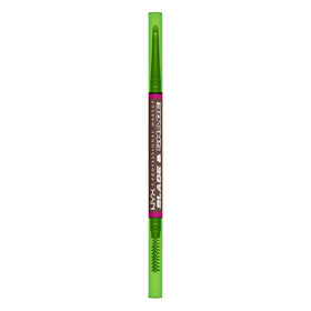 NYX PROFESSIONAL MAKEUP front packaging showing Brunette shade and dual-tip benefit