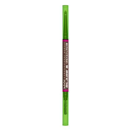 NYX PROFESSIONAL MAKEUP front packaging showing Brunette shade and dual-tip benefit