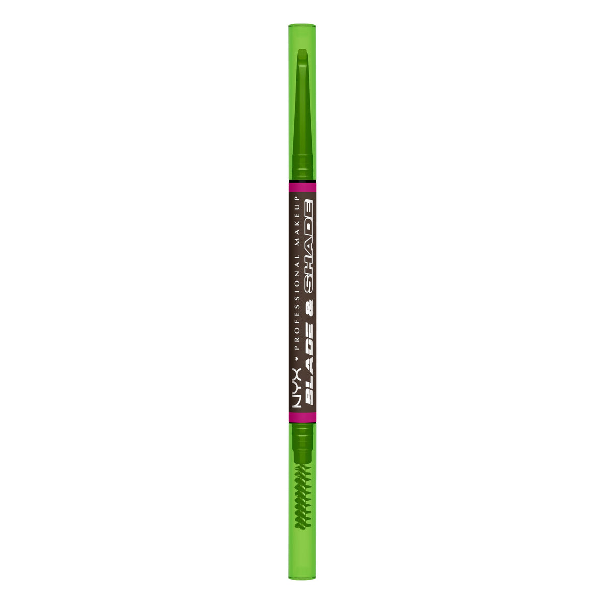 NYX PROFESSIONAL MAKEUP pencil front packaging showing product and shade for easy selection