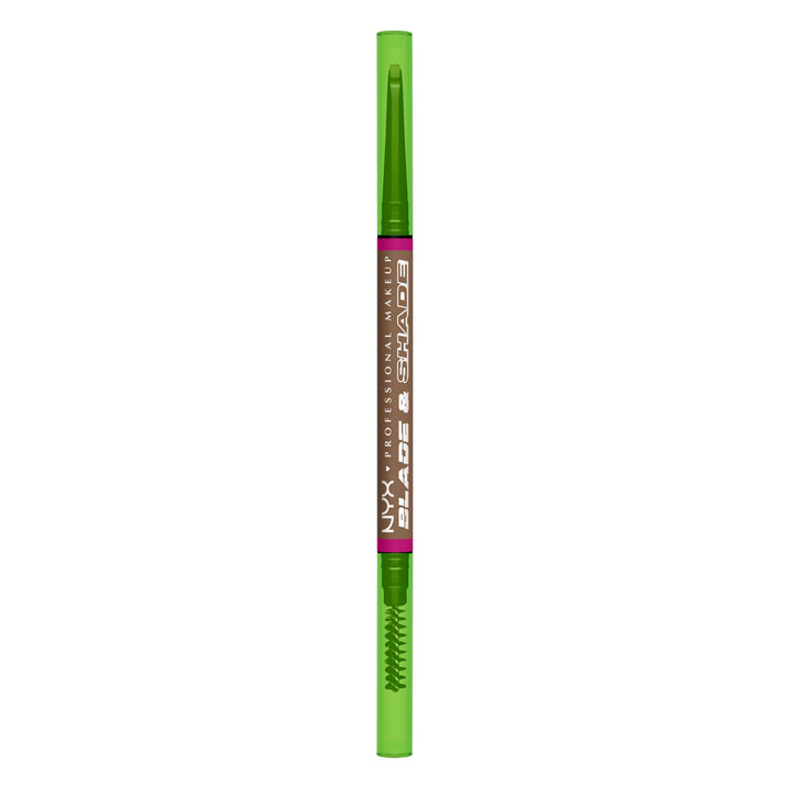 NYX blade & shade front packaging showing product and shade for easy selection