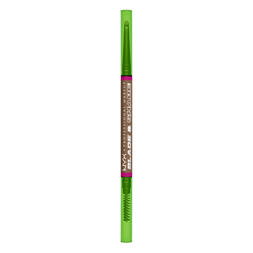 NYX blade & shade front packaging showing product and shade for easy selection