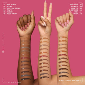 NYX blade & shade cruelty-free and ingredients label highlighting ethical benefit