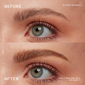 NYX PROFESSIONAL MAKEUP demo strokes on skin showing natural shading benefit