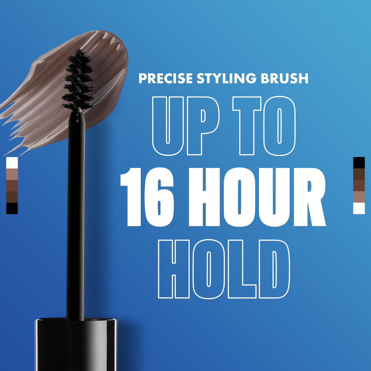 NYX PROFESSIONAL MAKEUP round-bristle brush close-up for precise styling benefit