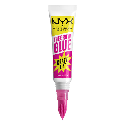 NYX PROFESSIONAL MAKEUP front packaging showing clear brow gel and branding benefits