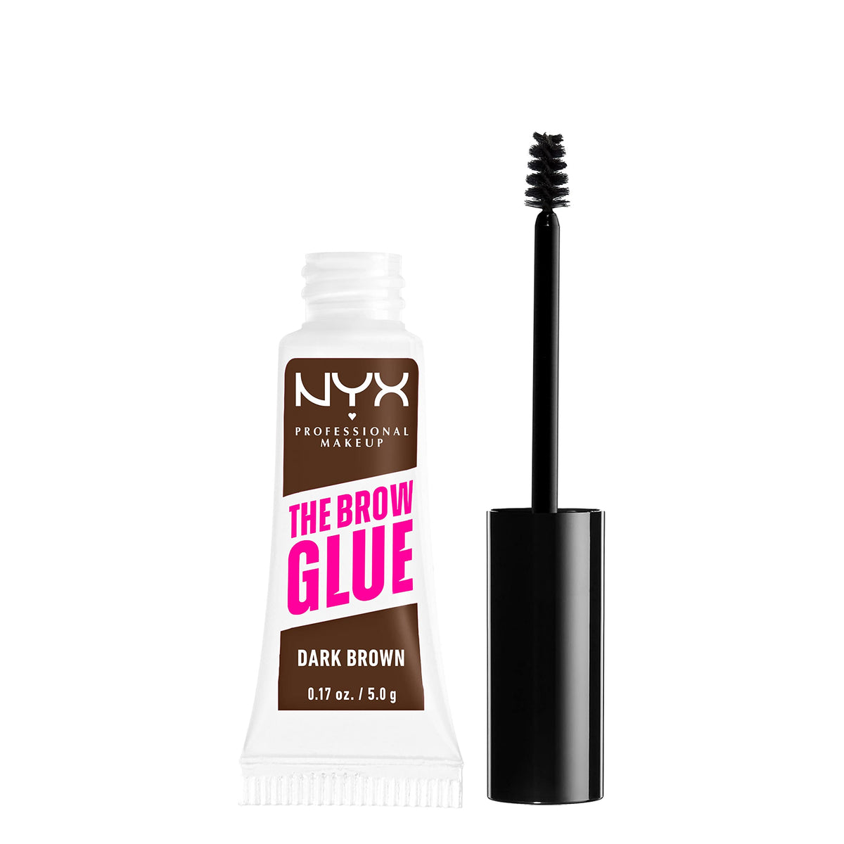 NYX PROFESSIONAL MAKEUP label detail highlighting shade and hold information