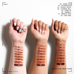 NYX Butter Gloss in a handbag lifestyle shot conveying portability and on-the-go touch-ups