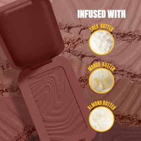 NYX PROFESSIONAL MAKEUP close-up of powder texture highlighting buttery blendability