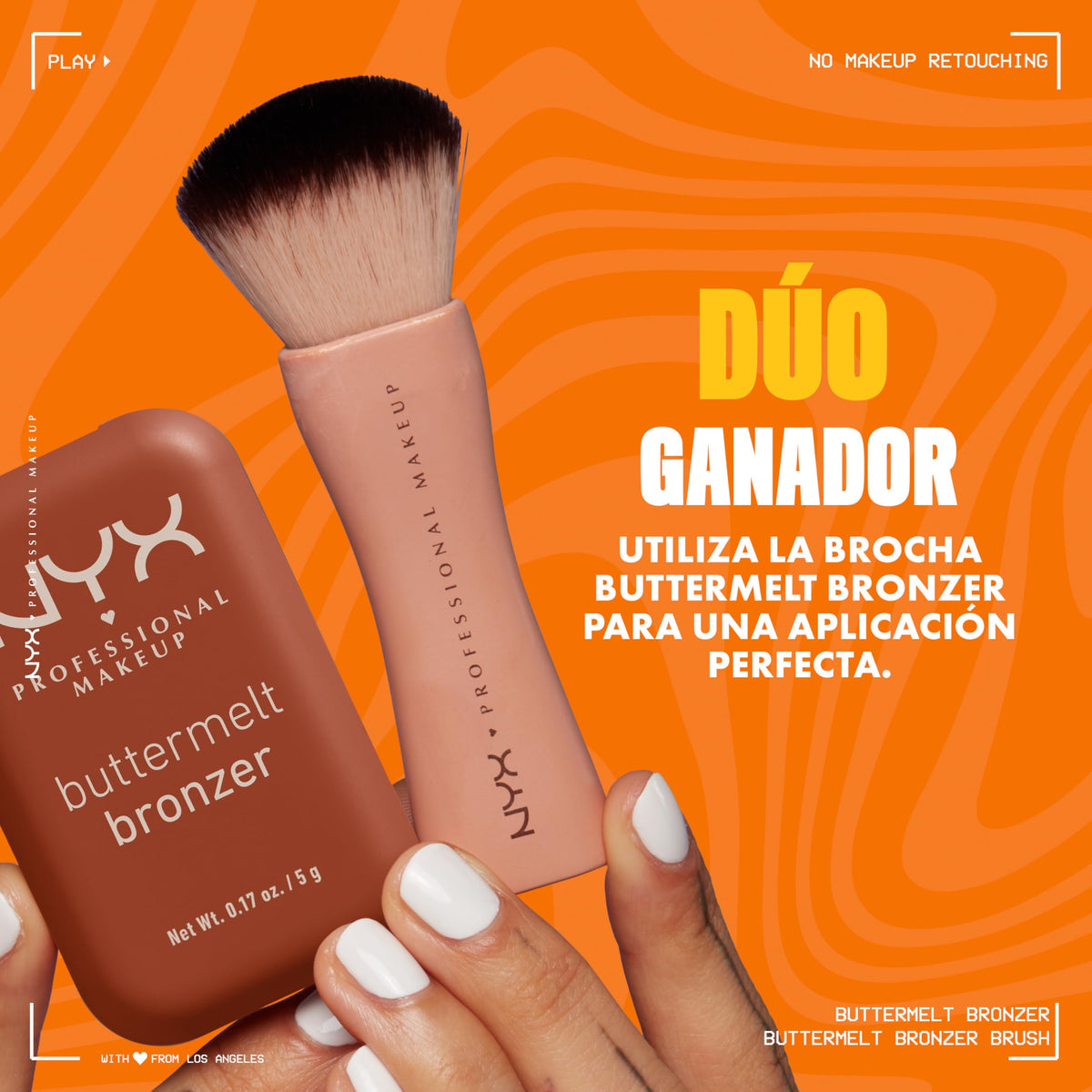 NYX PROFESSIONAL MAKEUP finished makeup look on model showing natural sun-kissed radiance benefit