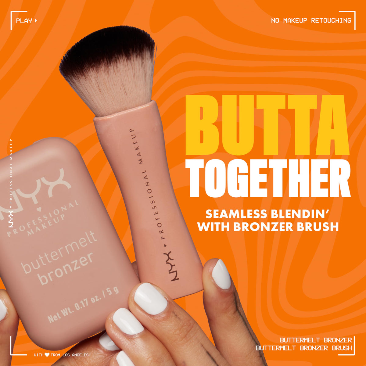 NYX PROFESSIONAL MAKEUP blending onto neck illustrating seamless color transition