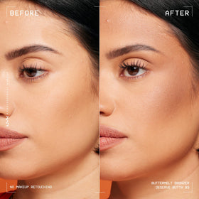 NYX PROFESSIONAL MAKEUP close-up of bronzer pan texture highlighting blendability