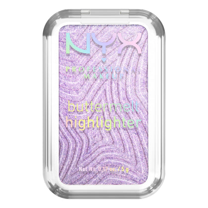 NYX PROFESSIONAL MAKEUP compact front view showing product and logo benefit of clear branding