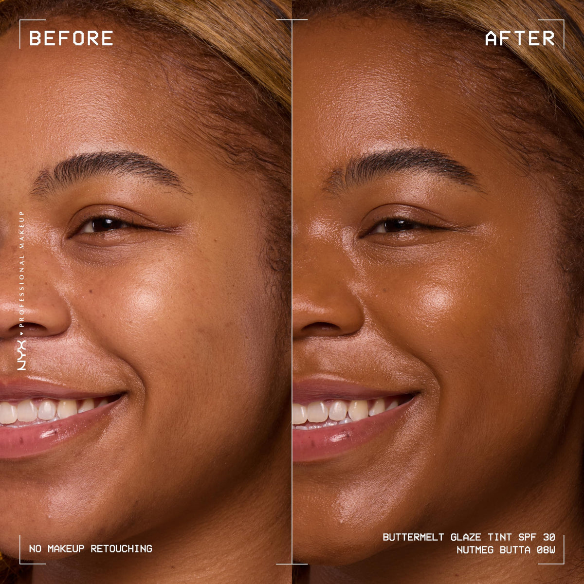 NYX Buttermelt Glaze texture on dropper highlighting smooth blendability