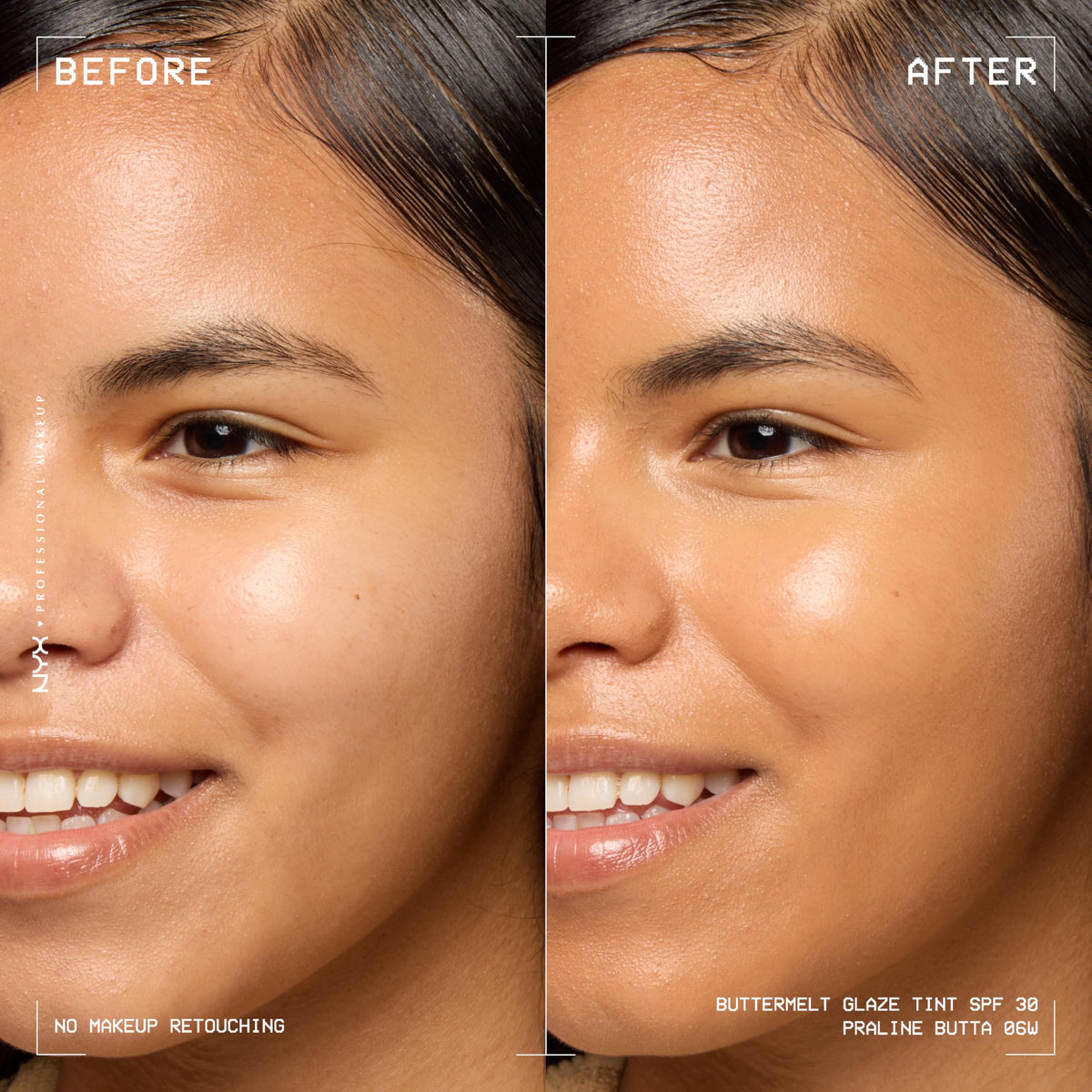 NYX PROFESSIONAL MAKEUP glaze texture drop highlighting creamy glow and easy blend