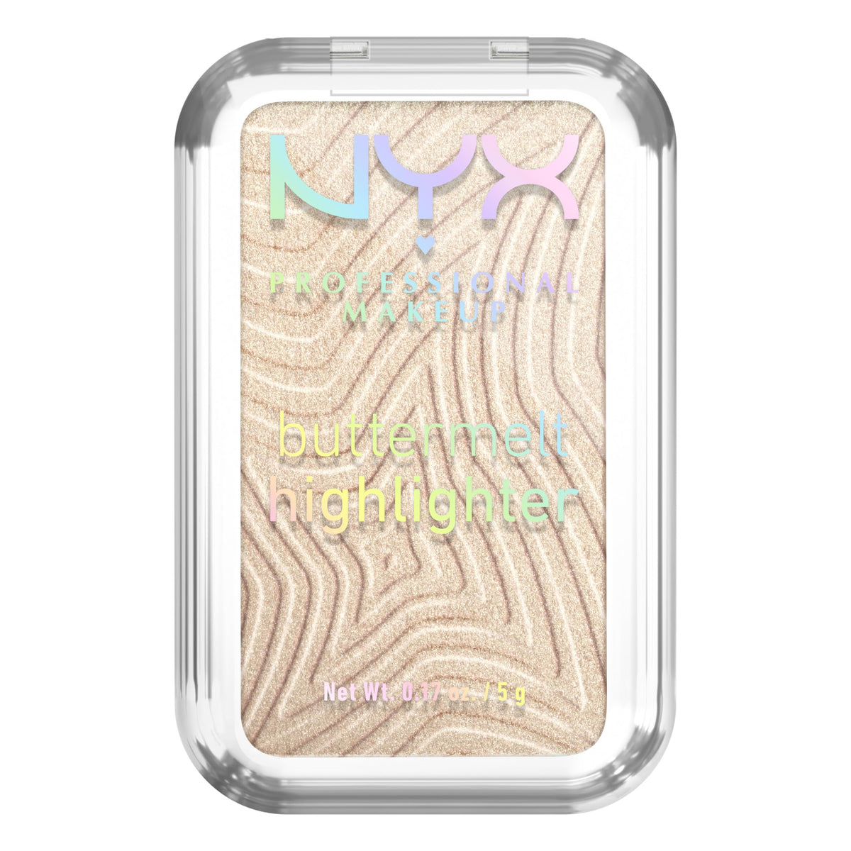 NYX PROFESSIONAL MAKEUP front packaging showing compact and shade label for quick identification