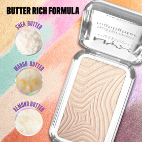 NYX PROFESSIONAL MAKEUP size comparison with coin showing compact portability benefit