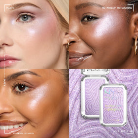 NYX PROFESSIONAL MAKEUP swatch on arm demonstrating color shift and buildable payoff