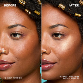 NYX PROFESSIONAL MAKEUP close-up texture showing buttery shimmer for easy blending