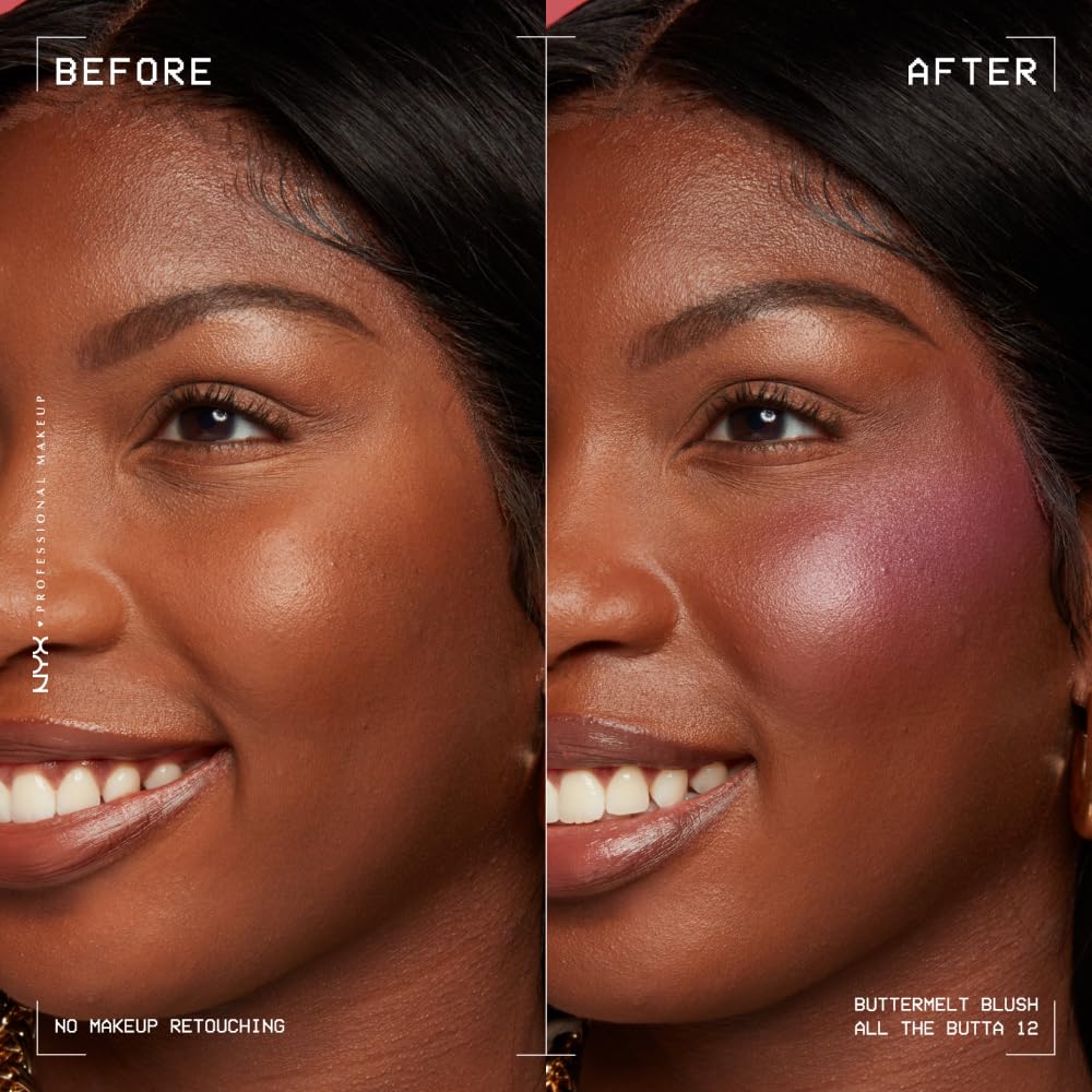 NYX PROFESSIONAL MAKEUP close-up powder texture showing smooth blend benefit