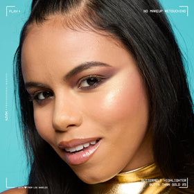 NYX PROFESSIONAL MAKEUP paired with Buttermelt blush to show coordinated face look
