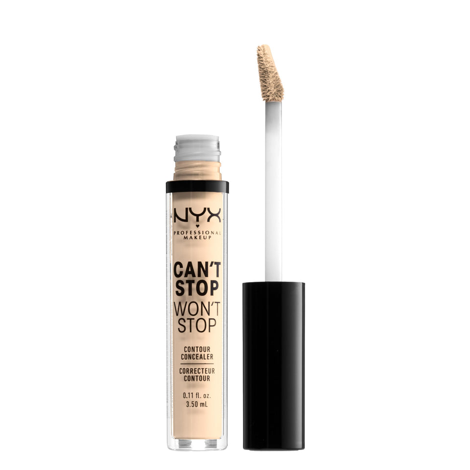NYX PROFESSIONAL MAKEUP front packaging showing product and shade Pale for easy identification