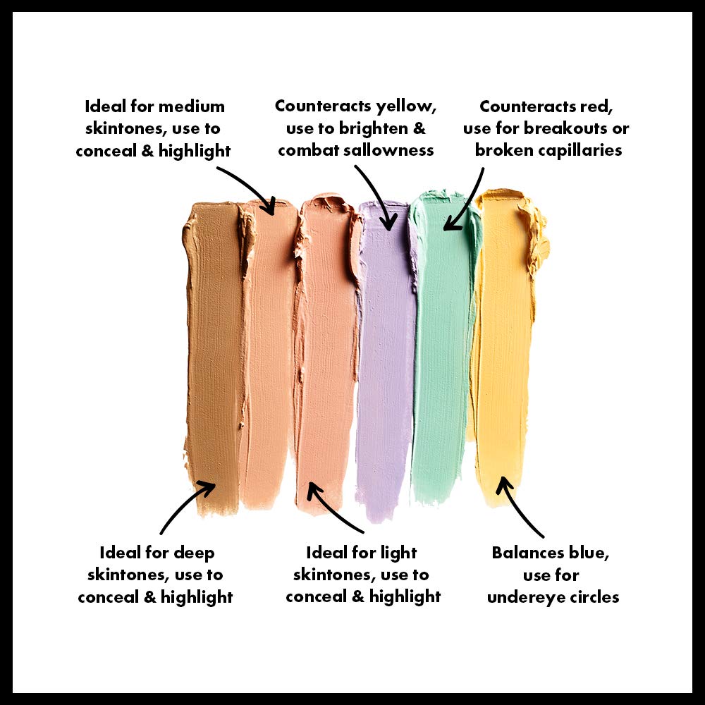 NYX PROFESSIONAL MAKEUP close-up texture showing creamy, buildable concealer finish