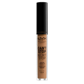 NYX PROFESSIONAL MAKEUP before and after contour comparison showing sculpted, natural-looking definition