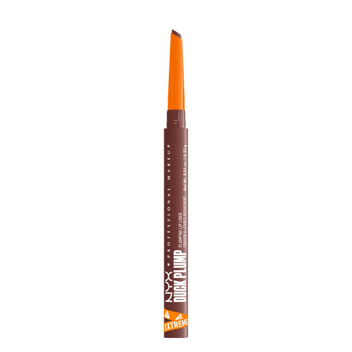 NYX PROFESSIONAL MAKEUP front packaging showing shade dash of cocoa and product benefit